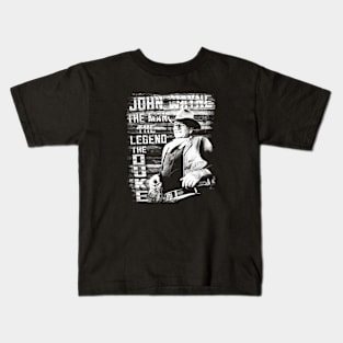 John Vintage Wayne The Legend Kids T-Shirt